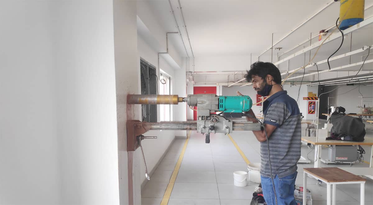 RCC Concrete Core Cutting